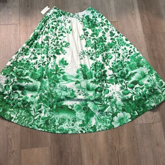 NWT! Anthropologie Maeve Jacie Poplin Printed Maxi Skirt - PETITE SIZES ONLY - Picture 5 of 8